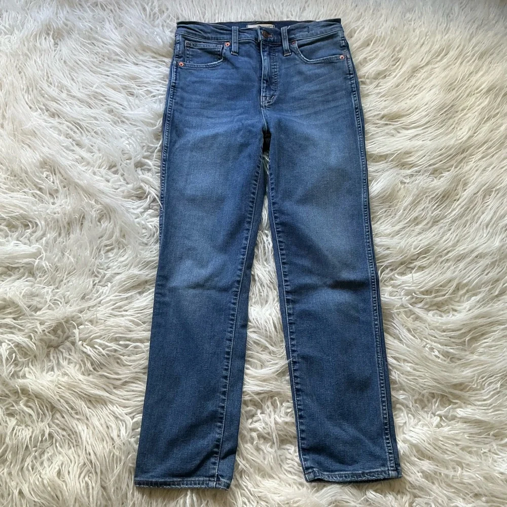 Madewell‎ Stovepipe Jeans in Dearham Wash